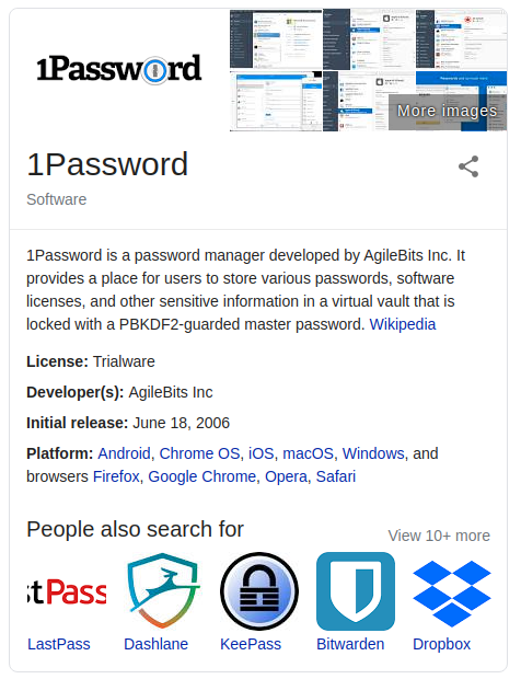 1Password Manager